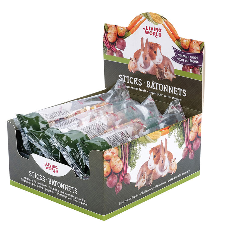 Living World, Small Animal Sticks - Vegetable - 45 g image number null