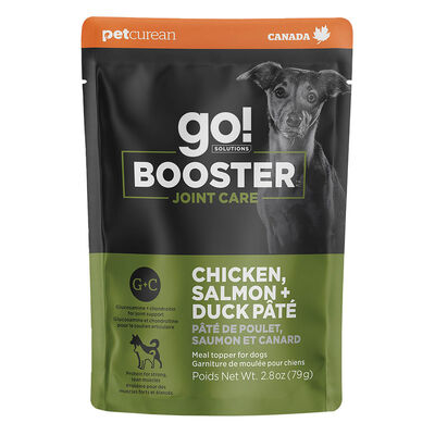 GO! SOLUTIONS,  BOOSTER Joint Care Chicken, Salmon+ Duck Pate - 78 g - Wet Dog Food