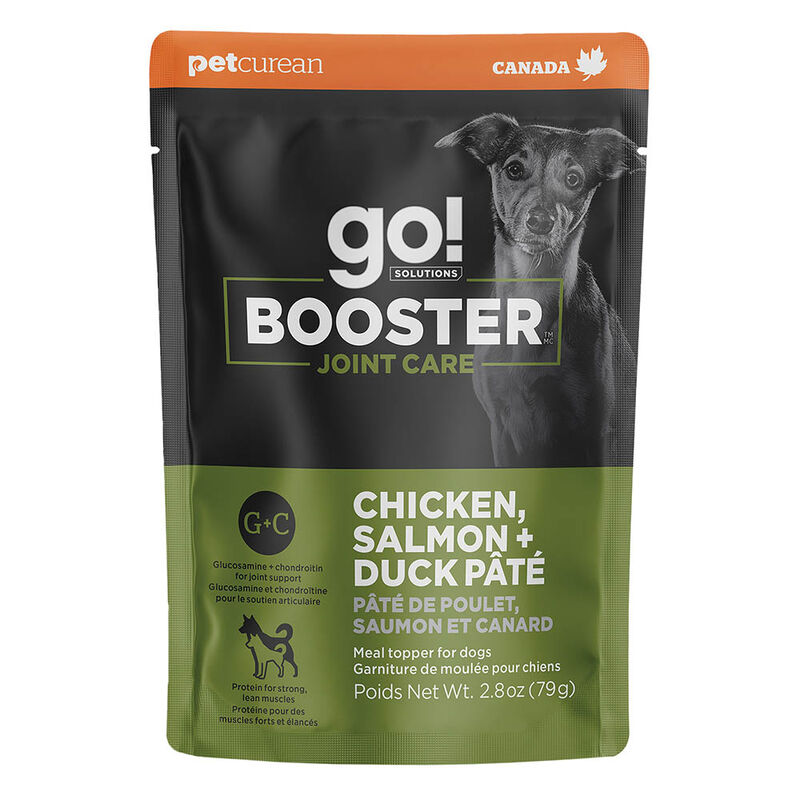 GO! SOLUTIONS,  BOOSTER Joint Care Chicken, Salmon+ Duck Pate - 78 g - Wet Dog Food image number null