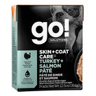 GO! SOLUTIONS, SKIN + COAT CARE Turkey + Salmon PÃ¢tÃ© for dogs image number null