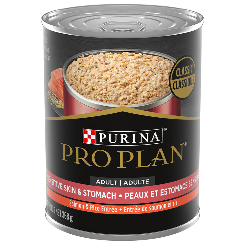 Pro Plan Dog, Can, Specialized Sensitive Skin & Stomach Salmon & Rice 368g image number null
