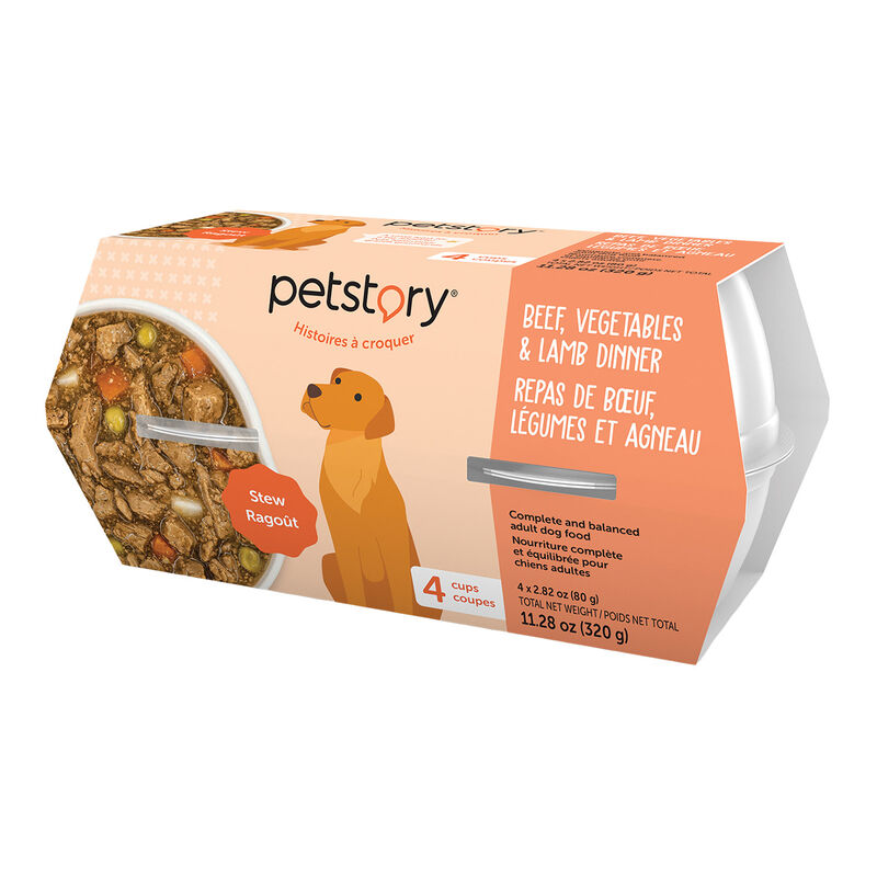 Petstory, Beef, Vegetable, & Lamb Stew - Wet Dog Food image number null