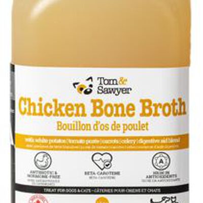 Tom&Sawyer, Chicken Bone Broth - 12 oz
