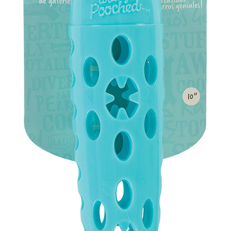 Messy Mutts, Totally Pooched Stuff'n Chew Rocket Stick - Teal - 10" image number null
