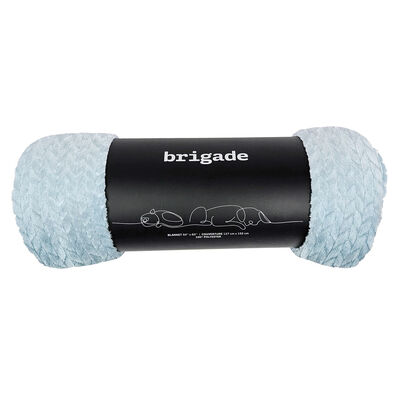 Brigade Textured Polar Fleece Blanket