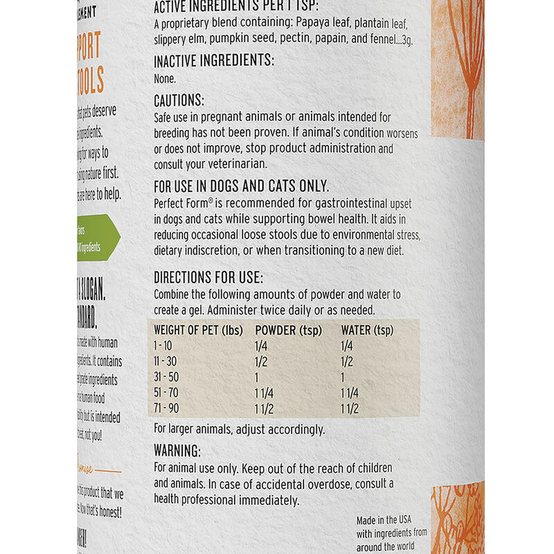 The Honest Kitchen, Perfect Form, Herbal Digestive Supplement - Dog Digestion image number null