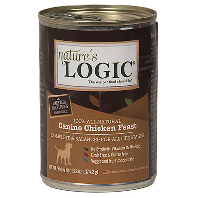 Nature's Logic, Can, Adult - Chicken Feast - 374 g