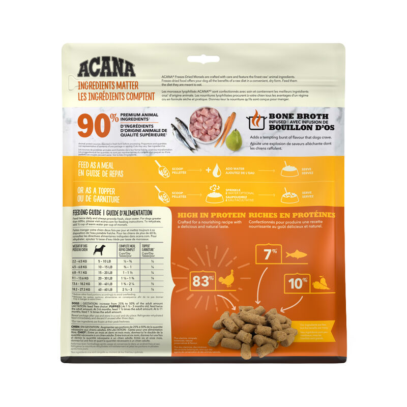 Acana, Adult - FD Morsels - Free Run Turkey - 227 g - Freeze Dried Dog Food image number null