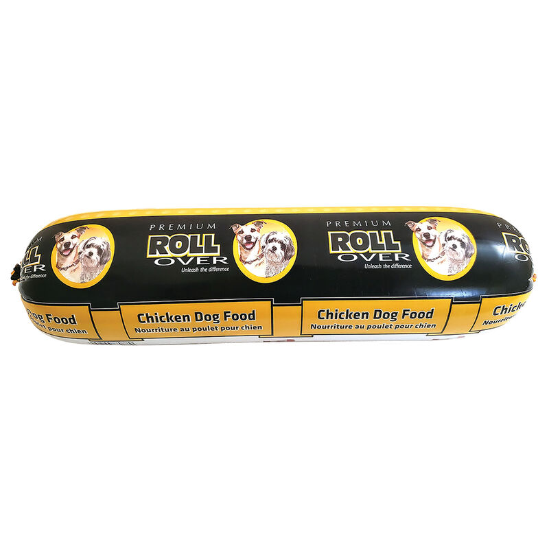 Rollover, Dog Food, Semi-Soft Premium Roll, Chicken image number null