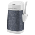 LitterLocker, Design Plus Pail - Fabric Sleeve - Funny Cats - Grey image number null