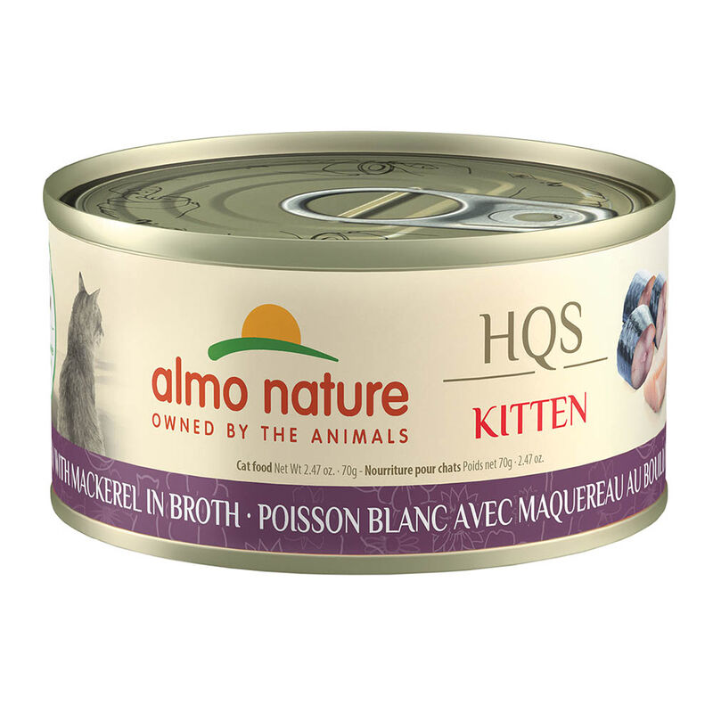 Almo Nature, Can, Kitten - Whitefish with Mackerel in Broth-70 g - Wet Cat Food image number null