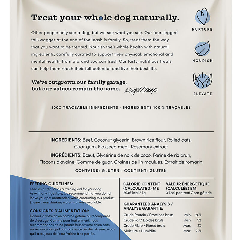 Crumps' Naturals, Mini Trainers Beef (semi-moist) - Dog Treat image number null