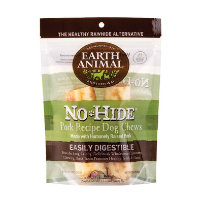Earth Animal, Pork No-Hide Chew - 2 pk