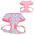 Reversible Dog Harness, Pink Tie Dye with Pink Arrows, SML - 3/4" x 19" - 23" image number null