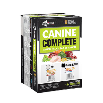 Iron Will Raw, Canine Complete, Ranchland - 5.44 kg - 12 pk