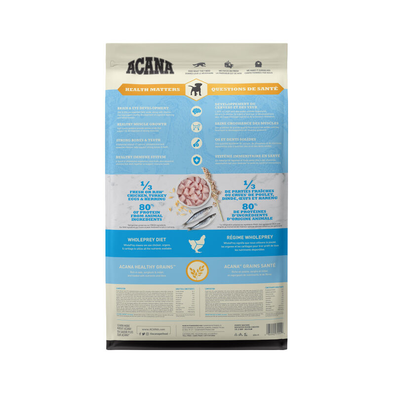 Acana, Puppy - Healthy Grains - Dry Dog Food image number null