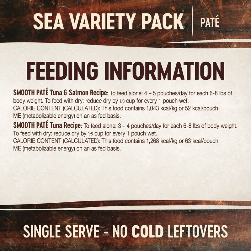 Wellness, Pouch, Feline Adult - Core Grain Free Tiny Tasters Pate Variety Pack - Sea - 50 g - 12 pk  image number null