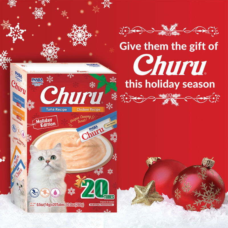 Inaba, Churu Holiday Cat Treats - 20 Pack image number null