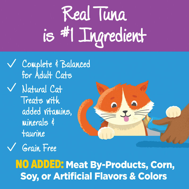 Wellness, Lickable Puree GF Treats - Tuna - 72 g - Cat Treats image number null