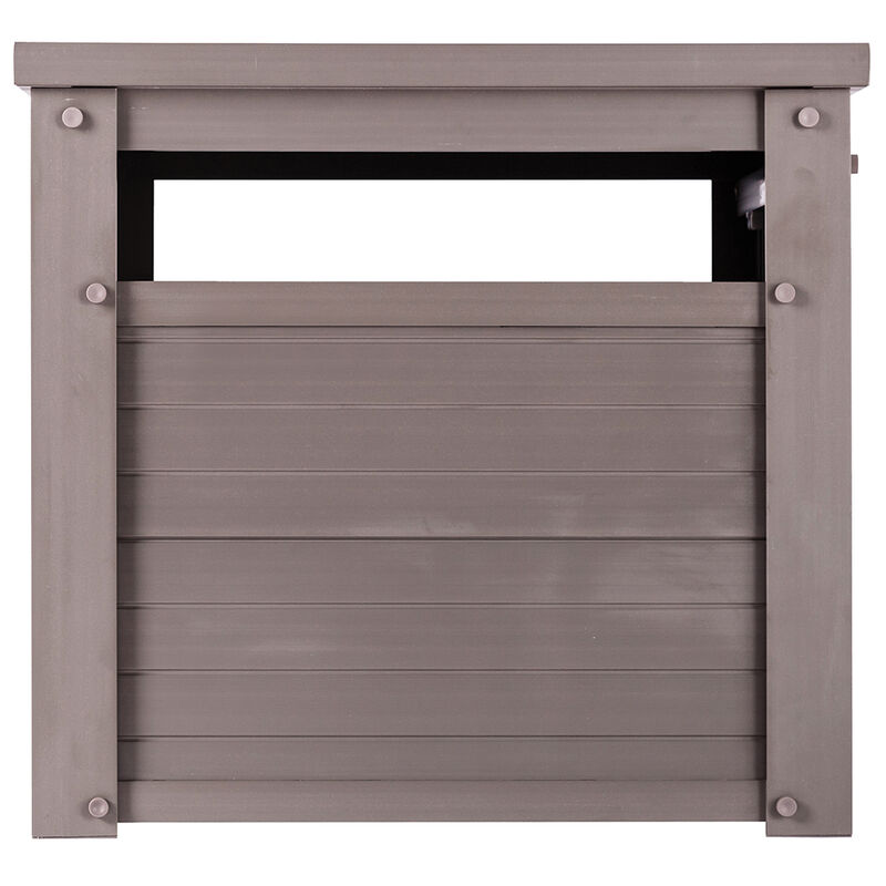 New Age Pet, LitterLoo Litter Box Cover - End Table - Gray image number null