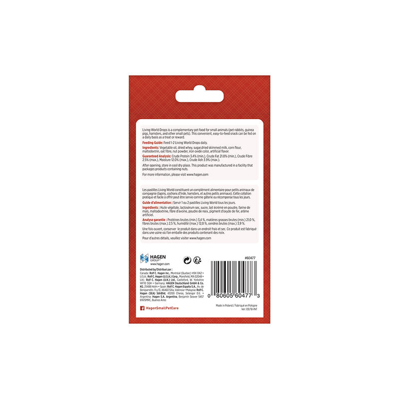 Living World, Small Animal Drops - Peanut - 75 g image number null