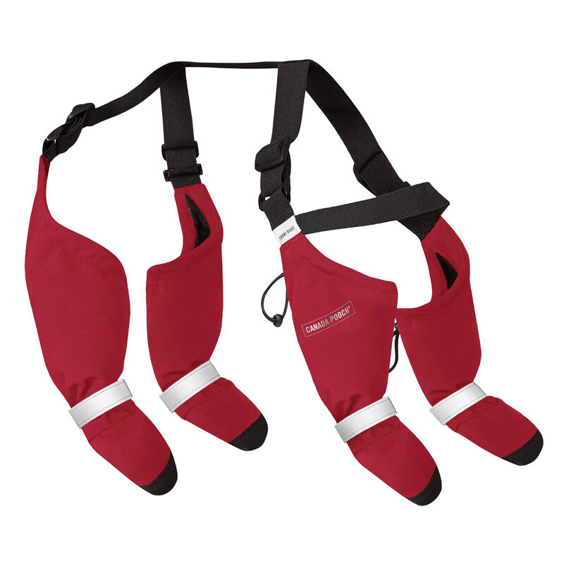 Canada Pooch, Suspender Boots - Red - Short image number null