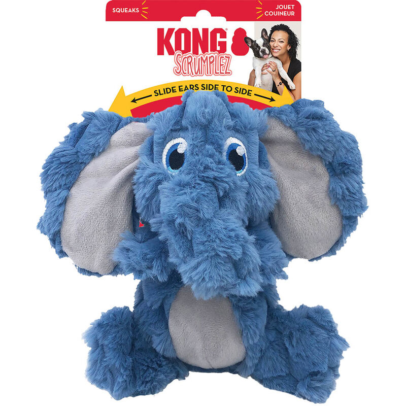 KONG, Scrumplez Elephant - Plush Dog Toy image number null