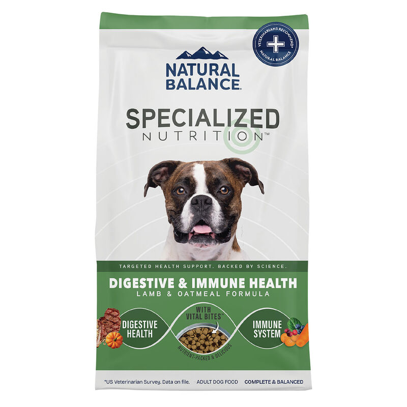 Natural Balance, Specialized Nutrition - Digestive & Immune Health Lamb & Oatmeal Formula - Dry Dog  image number null