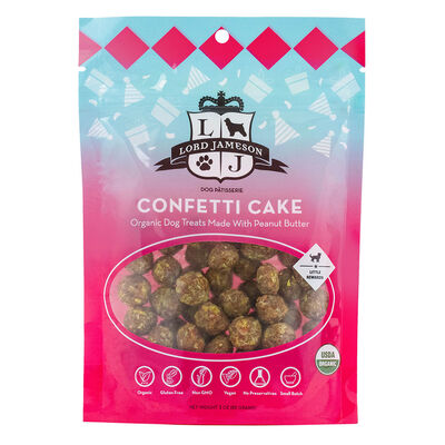 Lord Jameson, Confetti Cake Organic Dog Treats - 85 g Dog Treats