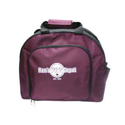 White Bear, Grooming Bag - Purple - 16.5x13.5x9"