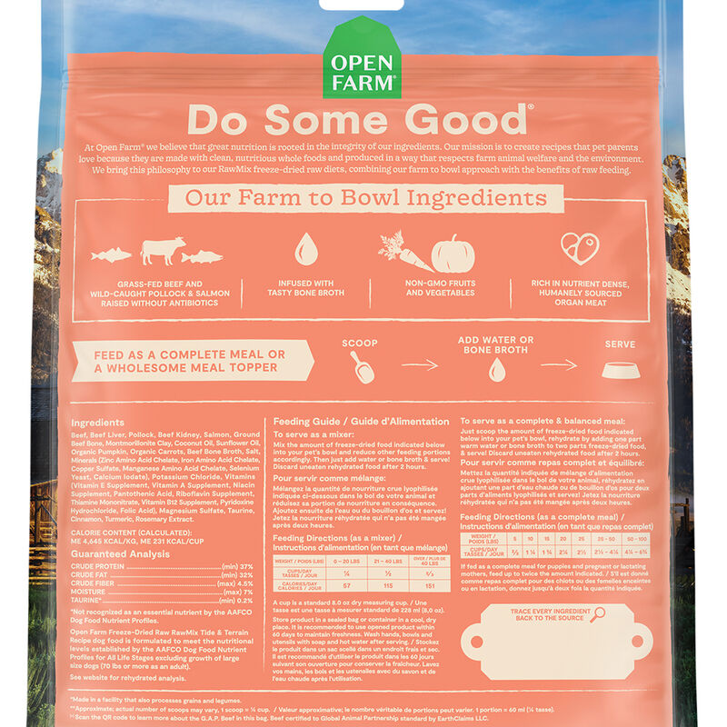 Adult - Freeze-Dried RawMix Morsels - Tide & Terrain - 383 g - Freeze-Dried Dog Food image number null
