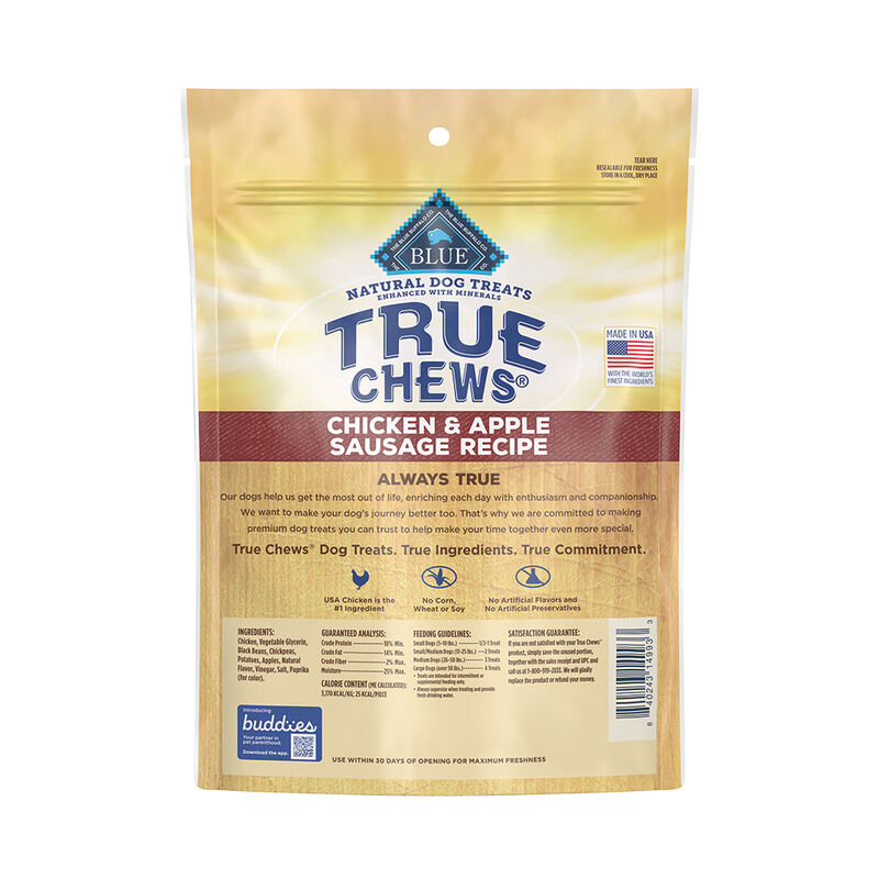Blue Buffalo, True Chews - Chicken & Applesauce - 340 g - Dog Treat image number null
