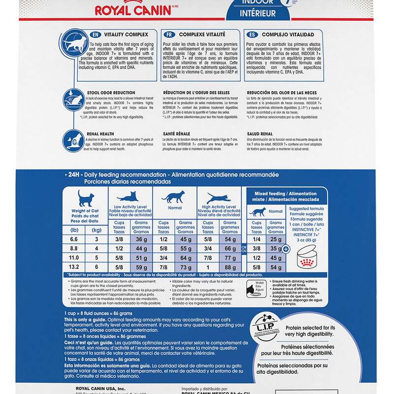 Royal Canin, Feline Health Nutrition Indoor 7+ Dry Adult - Dry Cat Food image number null