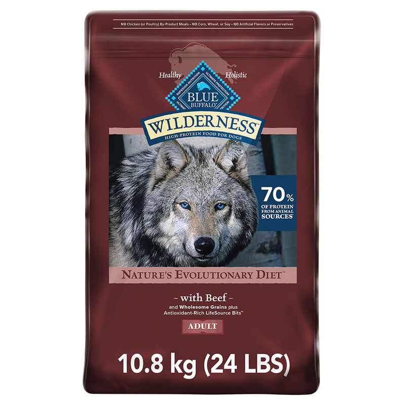 Blue Buffalo, Wilderness - Beef - Dry Dog Food image number null