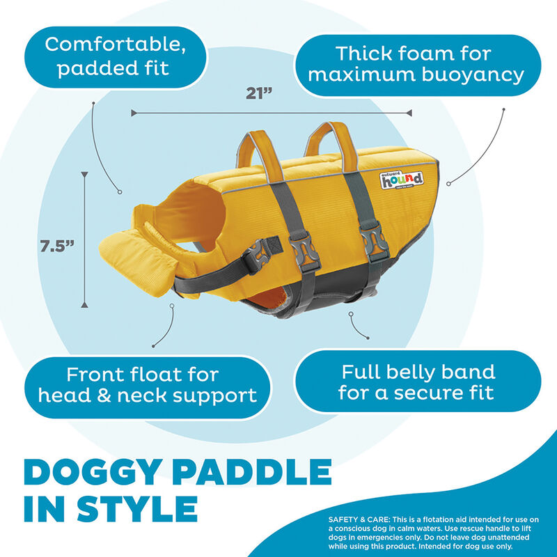 Outward Hound, Granby Splash Life Jacket - Yellow image number null