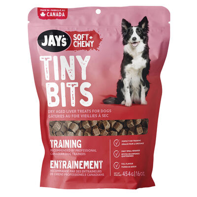 JAY'S TASTY ADVENTURES, Tiny Bits Dog Training Treats - Dry Aged Liver