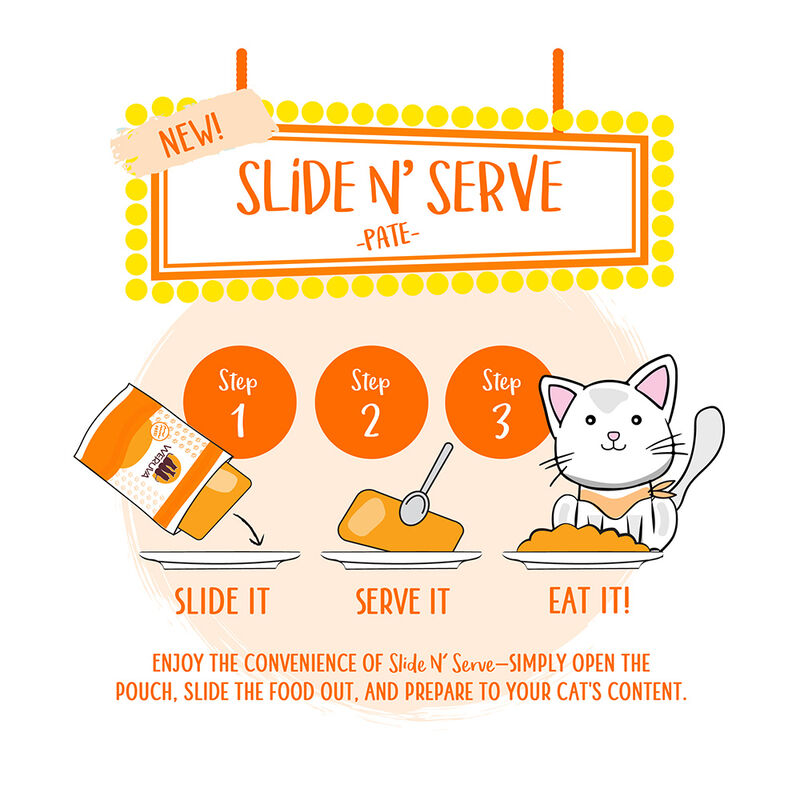 Weruva, Pouch Feline - Love Connection - Chicken & Salmon- 80 g - Pate - Wet Cat Food image number null