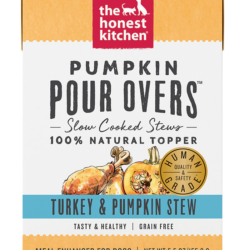 The Honest Kitchen, Pumpkin Pour Overs, Turkey Stew - Wet Dog Food image number null
