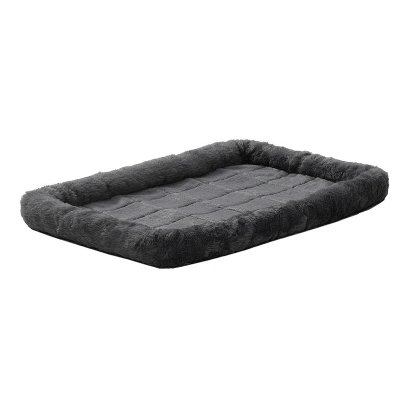 Mid West, Quiet Time, Bolster Bed, Synthetic Sheepskin - Gray image number null
