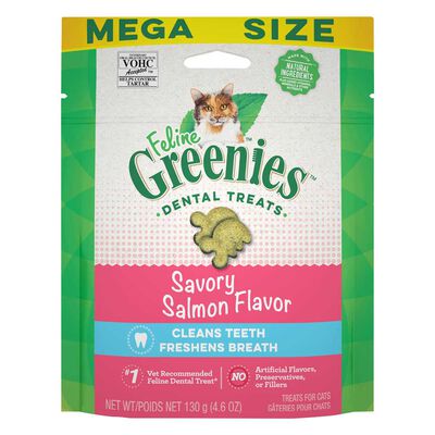 Greenies, Feline Dental Treat - Salmon - Cat Treat