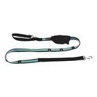 2-Tone Optional Hands Free Lead - 1"W-Blk/Turq-6' image number null