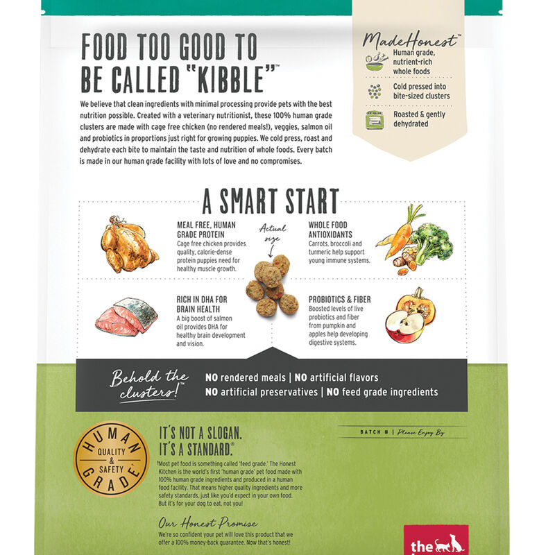 The Honest Kitchen, Puppy Grain Free Whole Food Clusters - Dry Dog Food image number null