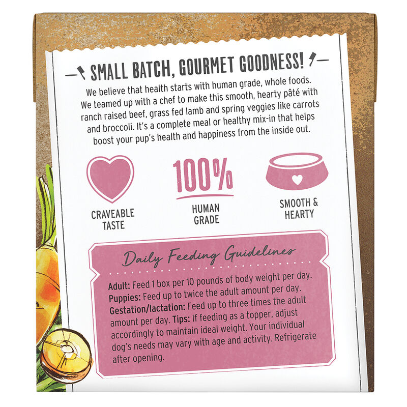 The Honest Kitchen, Butcher Block Pate, Beef & Veggies - Wet Dog Food image number null