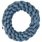 Bozzy, Round Rope Dog Toy - Denim Blue image number null