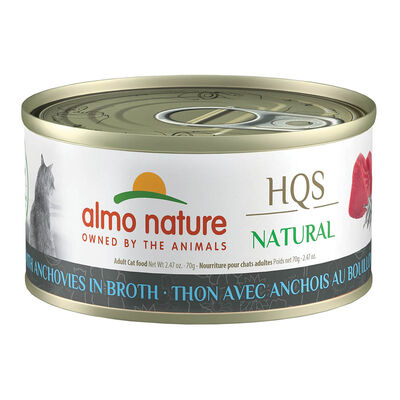 Almo Nature, Can, Feline - Tuna with Anchovies in Broth - 70 g - Wet Cat Food