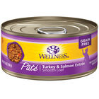 Wellness, Canned Cat Food, Complete Health, Turkey & Salmon - Wet Cat Food image number null