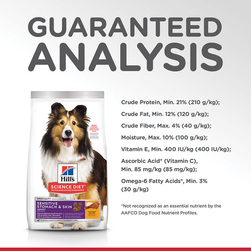 Science Diet, Adult Sensitive Stomach & Skin Chicken Recipe Dry Dog Food - Dry Dog Food image number null