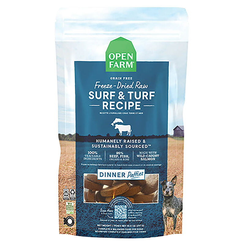Open Farm, Freeze Dried Patties - Surf & Turf - Freeze Dried Dog Food image number null