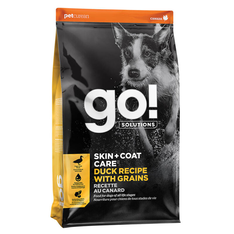 GO! SOLUTIONS, SKIN + COAT CARE Duck Recipe with Grains for dogs - Dry Dog Food image number null