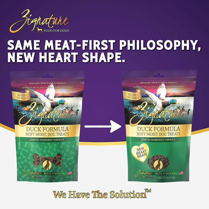 Zignature, Soft Moist Treats - Limited Ingredient - Grain Free - Duck - 113 g image number null